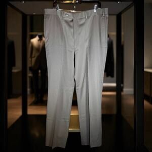 346 Brooks Brothers NWOT Men's 40 x 34 Tan 100% Wool Lightweight Dress Pants